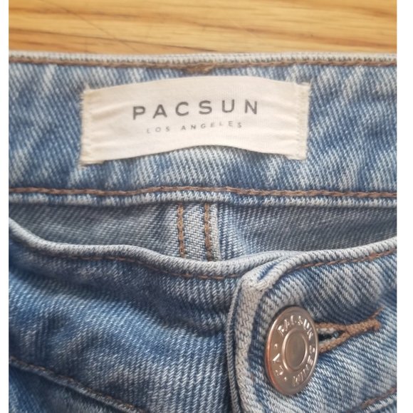Pacsun - Rework Blue Patch and Repair Retro Jeans - Picture 6 of 10
